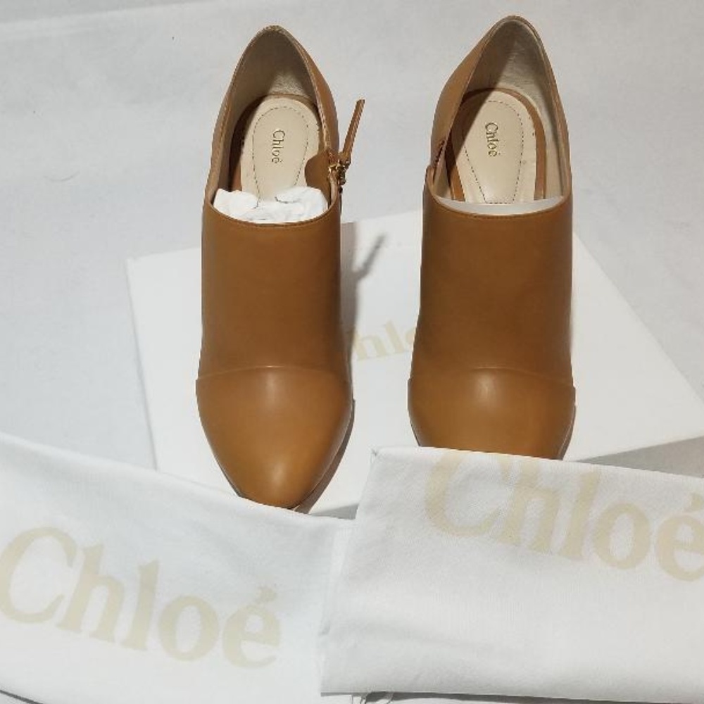 Chloe Leather Booties